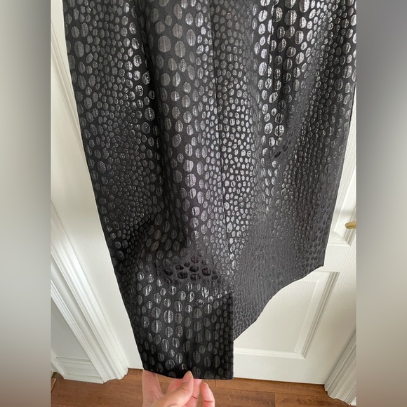 Laundry by Shelli Segal Black One Shoulder Dress Sz.8 - Picture 3 of 6